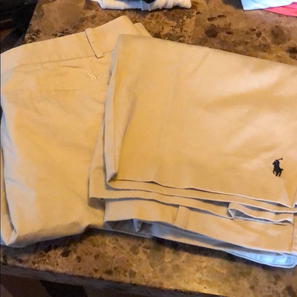 Ralph Lauren shorts.
